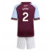 Aston Villa Matty Cash #2 Hjemmedraktsett Barn 2025-26 Korte ermer (+ Korte bukser)